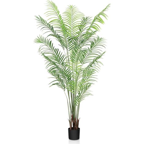 Künstliche Palme 190cm im Topf, pflegeleicht, für Wohnzimmer & Büro (1/5)