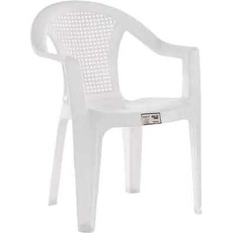 SEDIA IMPILABILE cm 45x53x77h - Colore Bianco