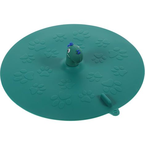 Green Silicone Drain Cover for Bathtubs and Sinks, Reusable and Odor-Proof, Practical Bathroom Accessory (1/5)