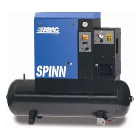 Compresseur d'air à vis 500 litres 7,5 CV triphasé 10 bar avec sécheur ABAC (1/3)