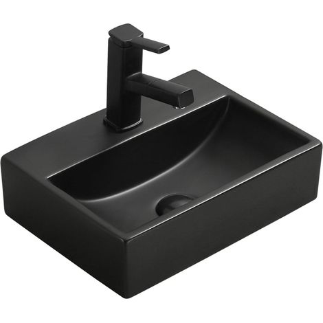Mexen Mini lavabo de comptoir 40 x 30 cm, Noir mat - 21094085 (1/2)