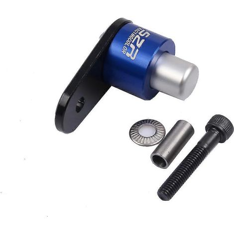 Accessoires moto pour Honda Forza 750, Forza 350, Forza350 et Forza750 : rampe d'inclinaison pour levier de frein de stationnement, butée et verrou auxiliaire (bleu). (1/5)