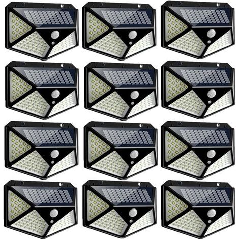 100 LED-Solarleuchten, IP65 wasserdicht für den Außenbereich – 12er-Pack (1/5)