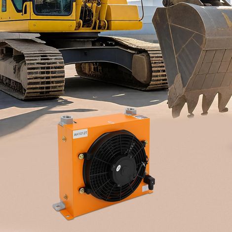 Refroidisseur d'huile hydraulique Refroidisseur d'air hydraulique Refroidisseur d'huile refroidi par air Jaune (1/5)