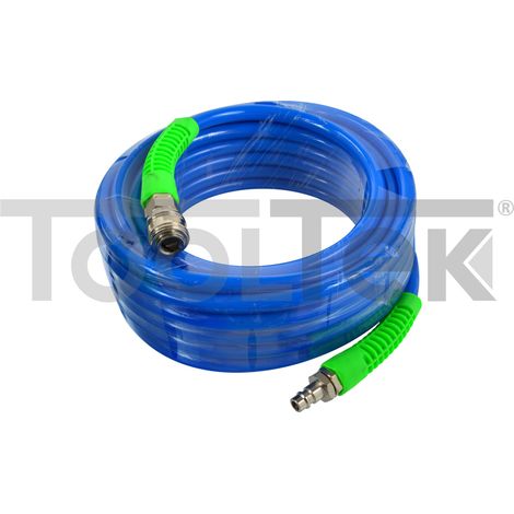 GEKO G02976 TUBO PNEUMATICO 10m RINFORZATO COMPRESSORE RACCORDATO 1/4"
