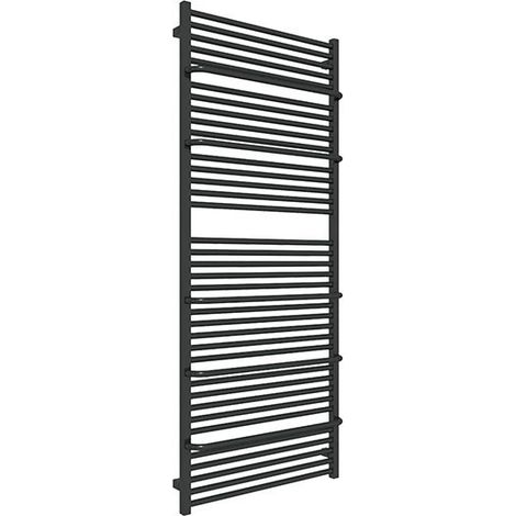 Scaldasalviette elettrico nero 1700mm di altezza e 600mm di larghezza - 1000 Watt - LIM1700/600SOAE1N