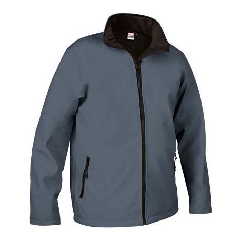 Chaqueta softshell hidrofugada y cortavientos VALENTO Horizon XXL Gris cemento