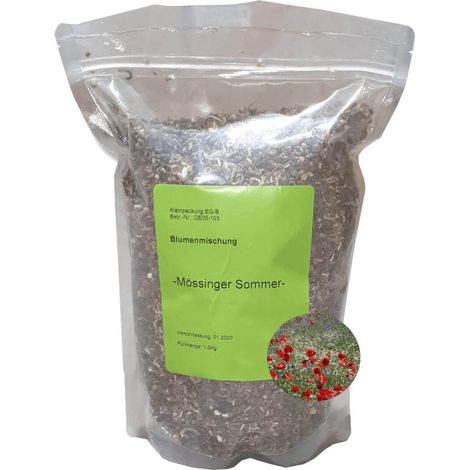 Mélange de fleurs colorées Mössinger été 1 kg pâturage de fleurs, graines de fleurs, abeilles