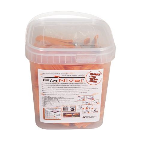Set complet de croisillons autonivelants 4 mm – 250 clips pour carreaux de 3 à 13 mm – Coins réutilisables – Pince métal FIXNIVEL Pro – Rokntools (1/6)
