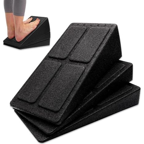 Slant Board Lot de 3 attelles pour mollets, planche extensible réglable pour les étirements, la physiothérapie, soulage la douleur et l'inflammation des muscles des jambes, accessoires d'entraînement (1/5)
