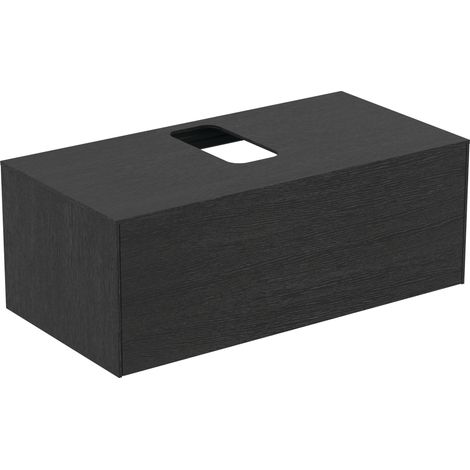 Ideal Standard Mueble bajo para lavabo, 1 cajón, corte central, (1/4)