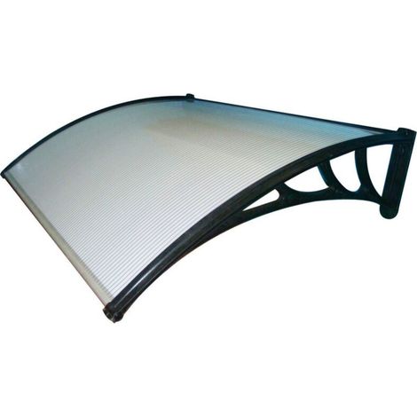 Pensilina 100x80 in Policarbonato Alveolare Trasparente Modulare