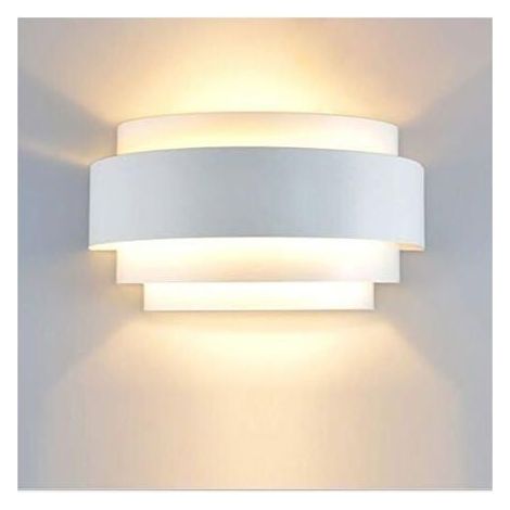 HOXILEELEO - Appliques Murales LED Lampe Murale Applique Interieur Pour Chambre Escalier Boutique Salon Bureau Porche Avec ampoule LED chaude (1/5)