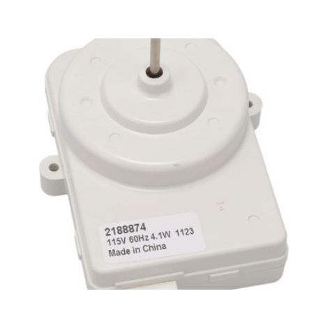 The refrigerator condenser fan motor 2188874 W10508362 is suitable for Whirlpool refrigerator condenser fans. (1/4)