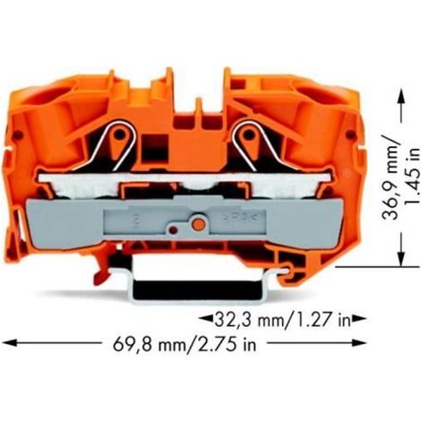 morsetto Wago 2016-1202 0,5-16 mm² 76 A