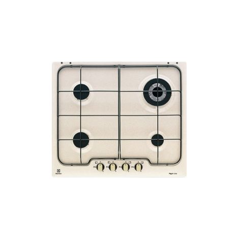 Electrolux PS640RUV Piano cottura a gas Serie 300 Soft line 60cm. Colore del prodotto: Sabbia, Posizionamento dell'apparecchio: Da incasso, Dimensione della larghezza del piano cottura: 60 cm. Cert... (1/3)