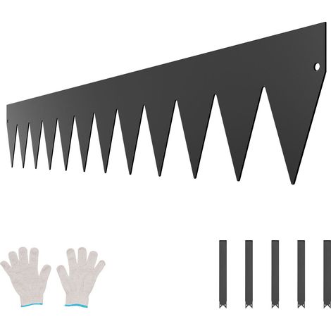 Bordure de Jardin en Acier, Lot de 3, 100 x 15 cm, Résistante à la Rouille, Flexible, Robuste, Facile à Installer, Séparateur pour Parterres et Allées, Noir (1/5)