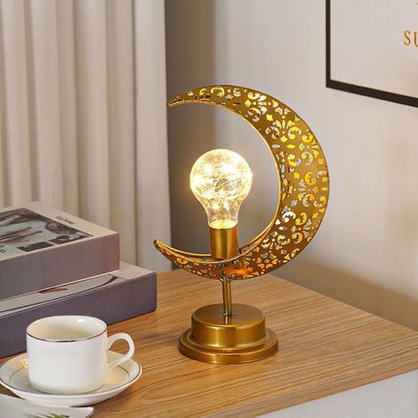 Lampe Lune - Suspension Lumineuse À Boule En Verre - Éclairage Doux Pour Chambre Et Séjour - Alimentée Par Piles - Décoration Intérieure Et Cadeau (1/5)