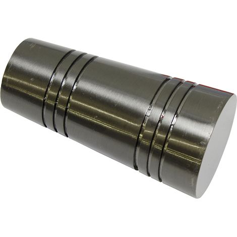Gardinia 10011171 – Manopola/terminale Apollo per aste per tende, serie Chicago, diametro 20 mm, titan (1/2)