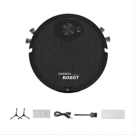 Nettoyage robot aspirateur automatique aspirateur robot nettoyage machine, noir (1/5)