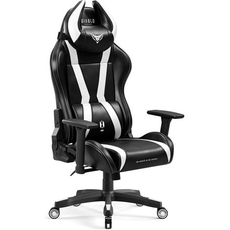 Chaise gaming Diablo X-Horn 2.0 Taille Normale: Noire-Blanche