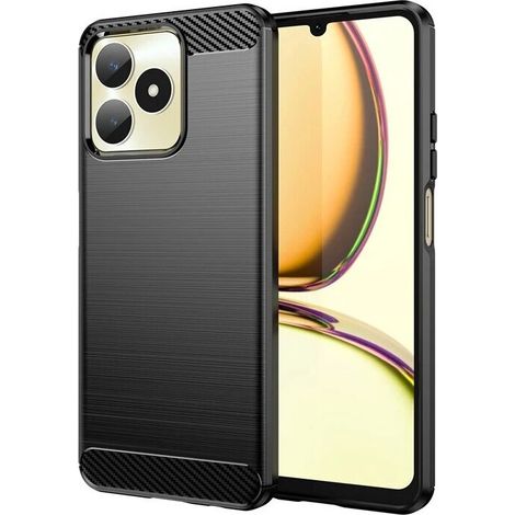 Funda para Realme Note 50, color carbono, color negro. (1/5)