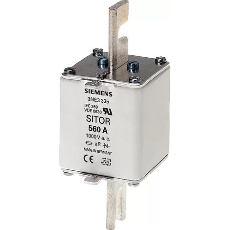 Siemens 3NE3335 SITOR NH2-Sicherungspatrone 560A 1000V Typ aR (1/2)
