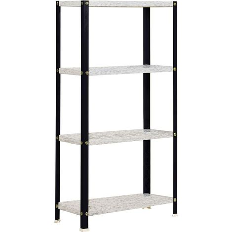 Simon Home Classic Mini Metallregal grau 1600x800x300 mm