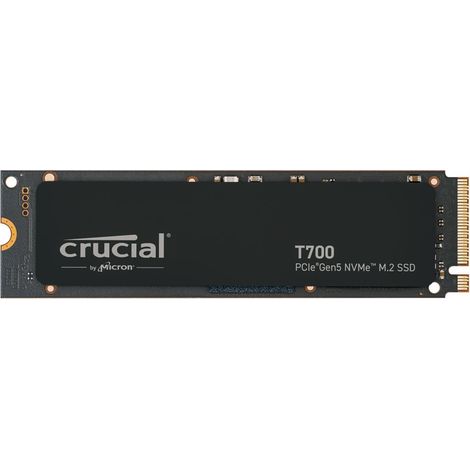 Crucial T700 4TB PCIe Gen5 NVMe M.2 SSD (r12400MB/s, w11800MB/s)
