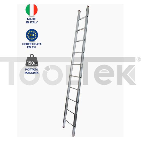 SCALA AGRICOLA CONICA ALLUMINIO 2,00mt PROFESSIONALE (1/2)