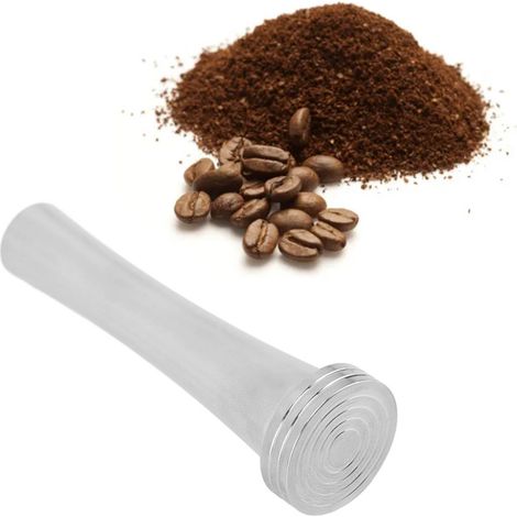 Kapseltamper für Nestlé Illy Kaffeekapseln, Tamper aus massivem Edelstahl. (1/5)