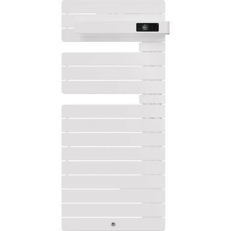 RADIATEUR SÈCHE-SERVIETTES CLASSIQUE MAT À DROITE 500W BLANC BRILLANT THERMOR 483247 (1/3)