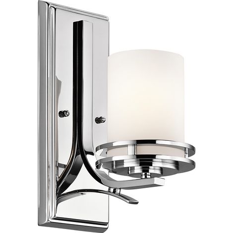 Elstead Hendrik - 1 Licht Badezimmer Wandleuchte Chrom poliert IP44, G9 (1/4)