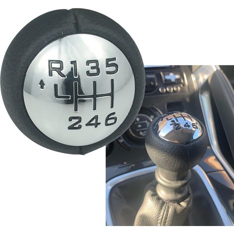 Pomello del cambio, pomello del cambio a 6 velocità per 307 308 3008 407 5008 807 C3 C4 C8 (1/4)
