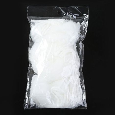 AKLOSIPY Küchenspülen-Abflussstopfen, 100 Stück, Netzbeutel, Siebstopfen für Ablagerungen, Abflussabdeckung, Netz-Abflussbeutel, 2 Größen (Boss Pack of 100).
