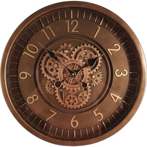 Horloge Clinton laiton verre 46x46x7cm (1/3)