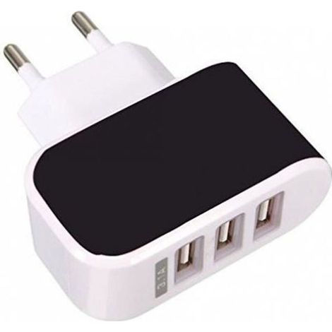 USB Mains Charger 3 Ports Universal Wall Sector 3.1A max), USB Power Adapter for Apple iOS, Android, Portable Devices (1/4)