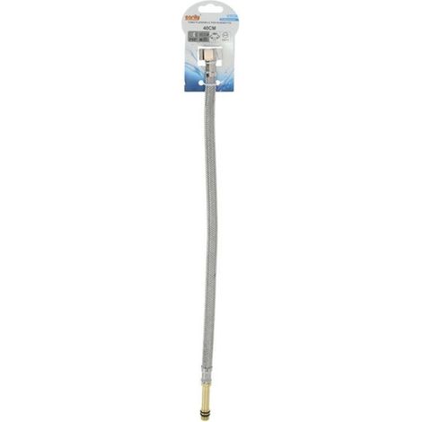 TRADE SHOP - Tubo Flessibile Flessibili Rubinetto Miscelatore Acqua 40 Cm F1/2 X M10/1 79911 -