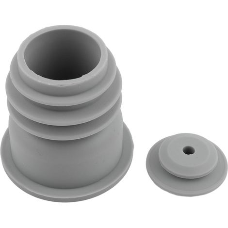 Joint de tuyau de vidange en silicone pour machine à laver, anti-odeur, joint d'étanchéité déodorant, bouchon de tuyau d'évacuation en caoutchouc flexible pour seau d'évier (S) (1/5)