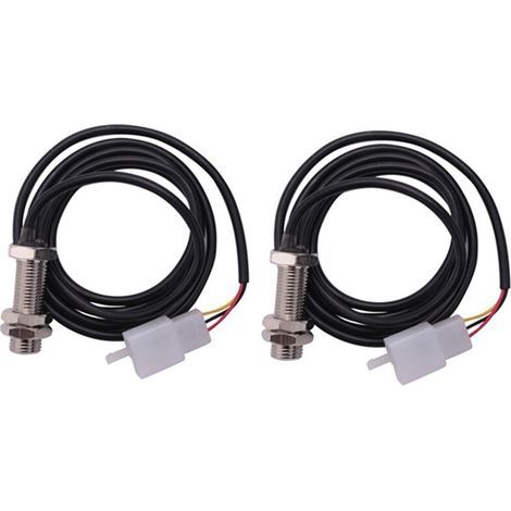 Pièces Cable de Capteur pour Moto Numérique ATV Odomètre Compteur de Vitesse Tachymètre