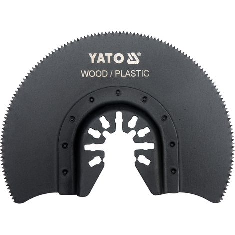 YATO YT-34681 - media luna hoja de sierra para hacer oscilar SK5 + multiherramienta 65mn