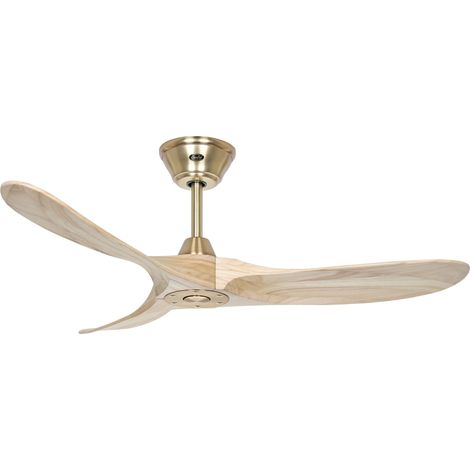 DC Ceiling Fan Eco Genuino Brass / Wood 122