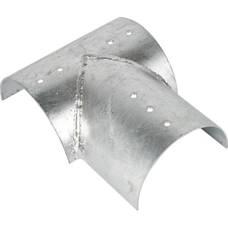 Connecteur 3 voies 120 mm pour poteaux ronds - Par Pièce (1/2)