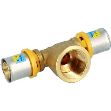 RACCORDO A T FEMMINA 16x1/2"x16