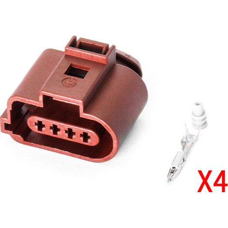 Connecteur radar pour capteur de pression automobile applicable DJ7042YA-1.5-11/21 (usage domestique) 1K0973804A (1/4)