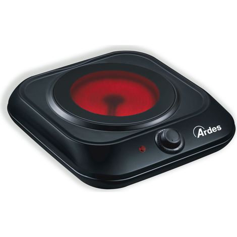 Ardes AR1F401 piastra di cottura portatile nera 1200W (1/5)