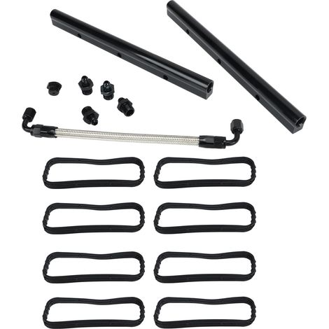Kit de rampe d'injection EFI en acier, compatible avec les collecteurs d'admission LS LS1 LS2 LS3 LS6 LSX. (1/5)