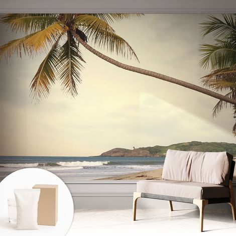 Carta Da Parati - Fotomurale In Vlies - per Decorazione pareti - Per La Cucina Camera Da Letto Per La Soggiorno Paesaggio tropicale 312x219 cm (1/5)