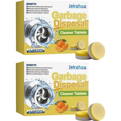 Pastilles nettoyantes pour broyeur d'évier, puissantes capsules désodorisantes, faciles à utiliser dans la cuisine. (1/5)