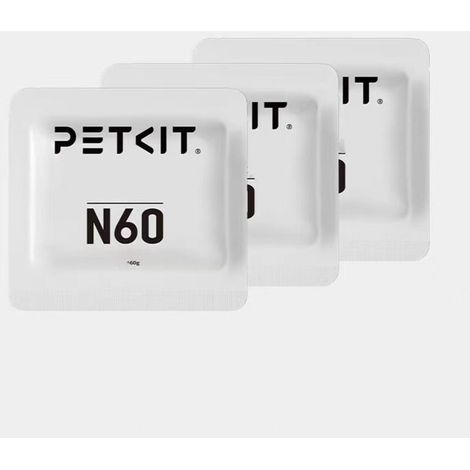 PETKIT N60 Désodorisant pour Purobot Ultra et Max Pro Autonettoyant Bac à Litière, Parfum Longue Durée, Haute Sécurité, Non Irritant, Utilisation Durable (3 Paquets)